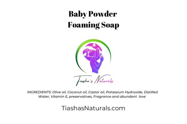 8oz Baby Powder Foaming Soap