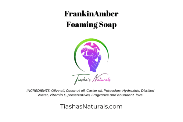 8oz FrankinAmber Foaming Soap